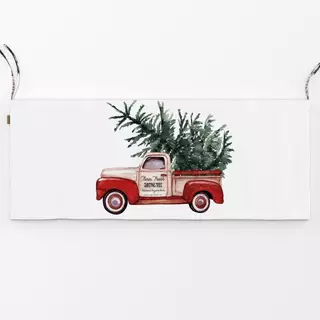 Bankauflage Cottage Christmas Truck