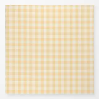 Tischdecke Vichy Karo Butter Gelb