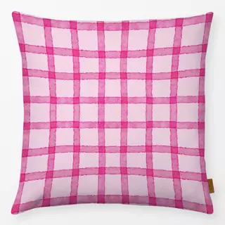 Kissen Pink Karo Gingham Shabby