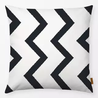 Kissen Zigzag black