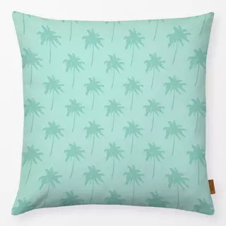 Kissen Palmen Pool Blue