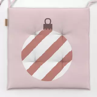 Sitzkissen Kugel Zuckerstangenstreifen