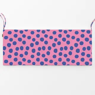 Bankauflage Rosa Blau