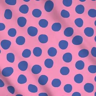 Meterware Rosa Blau