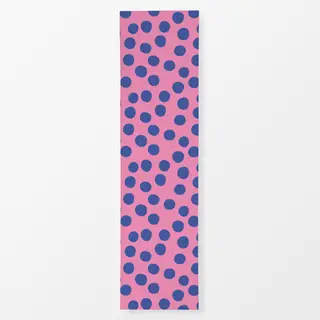 Tischläufer Rosa Blau