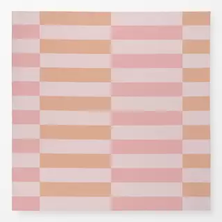 Tischdecke Streifen versetzt rosa
