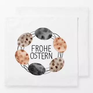 Servietten Eier Kranz