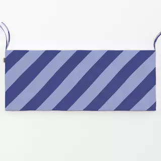 Bankauflage Diagonal Stripes blau