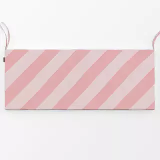 Bankauflage Diagonal Stripes rosa