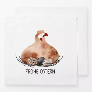 Servietten Braune Henne
