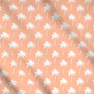 Meterware Palmen Peach
