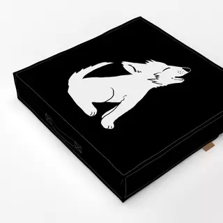 Bodenkissen Wolf