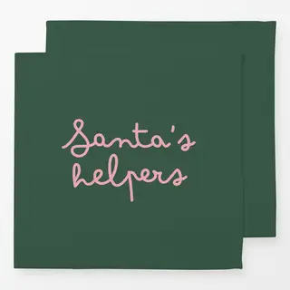 Servietten Santa's Helpers