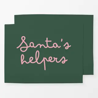 Tischset Santa's Helpers