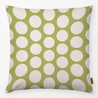 Kissen Polkadots grün