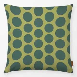 Kissen Polkadots grün
