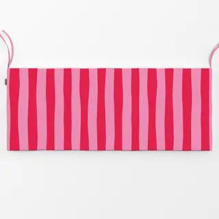 Bankauflage rot rosa