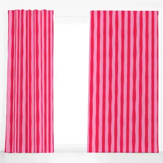 Dekovorhang rot rosa