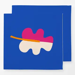 Servietten Pop Leaf Blue