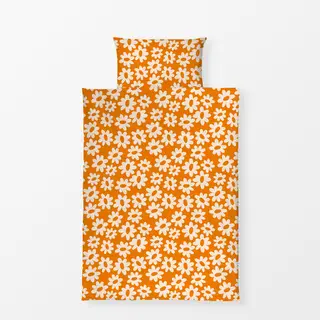 Bettwäsche Flower Pattern Orange
