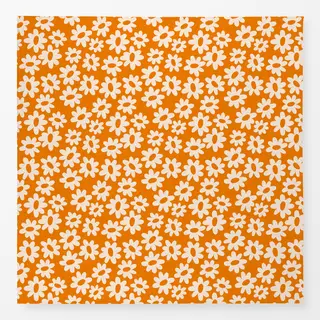 Tischdecke Flower Pattern Orange