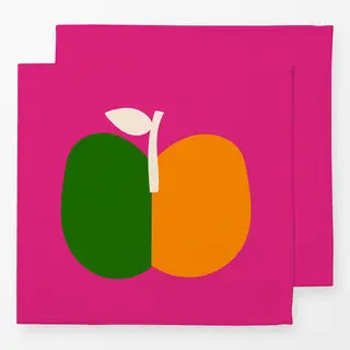 Servietten Bold Apple Green Orange