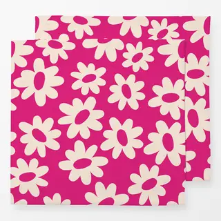 Servietten Flower Pattern Pink