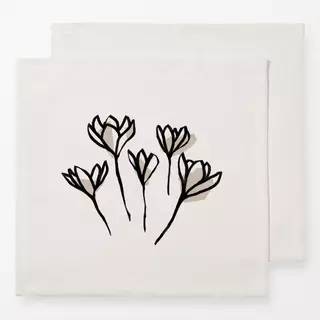 Servietten Krokusse beige