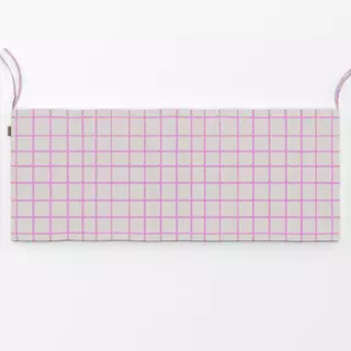 Bankauflage Wild Power Checks pink