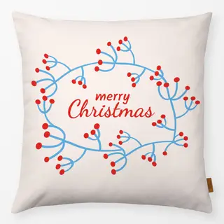 Kissen Merry Christmas Vanilla