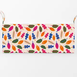 Bankauflage Leaf Pattern