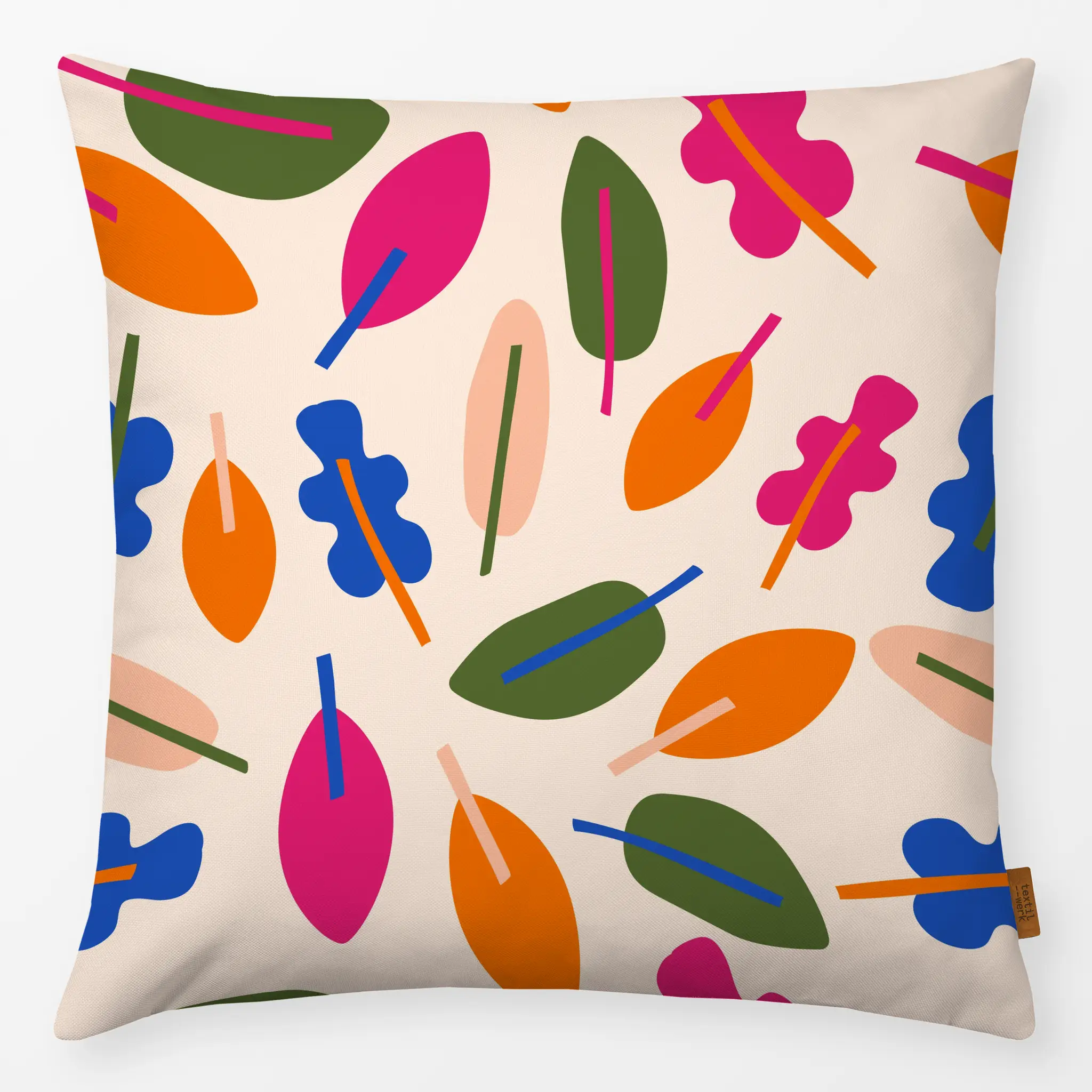 Kissen Kissen Leaf Pattern