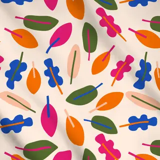 Meterware Leaf Pattern