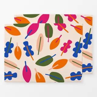 Tischset Leaf Pattern