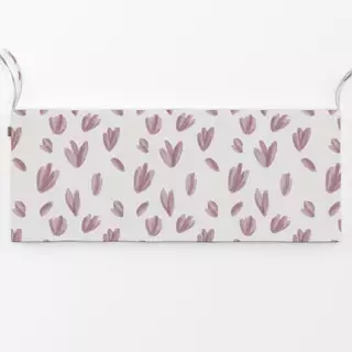 Bankauflage Blumen rosa