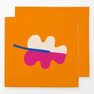 Servietten Pop Leaf Orange