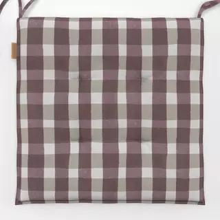 Sitzkissen Flower Fall Checks violet