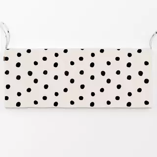 Bankauflage Power Dots black