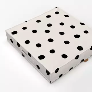 Bodenkissen Power Dots black