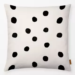 Kissen Power Dots black