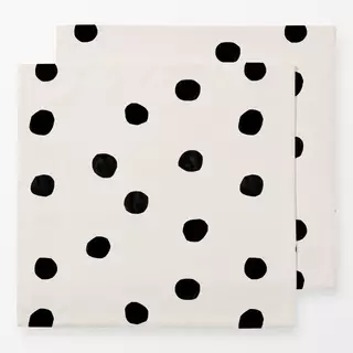 Servietten Power Dots black