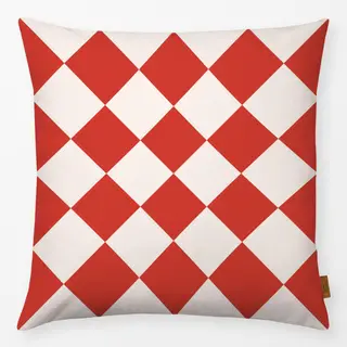 Kissen Christmas Checkers Noel Red