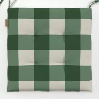 Sitzkissen Spring Thing Checks green