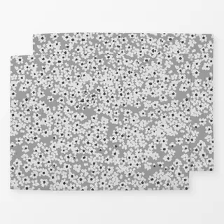 Tischset Spring Thing Flowers grey