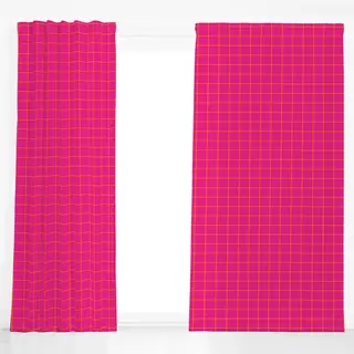 Dekovorhang Color Stripes Pink