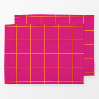 Tischset Color Stripes Pink