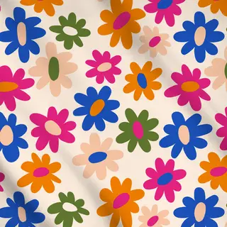 Meterware Flower Pattern