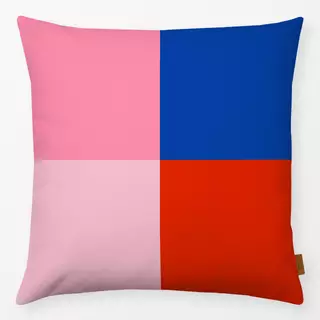 Kissen Sweet Squares Yellow Blue