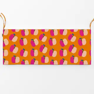 Bankauflage Apple Pattern Orange