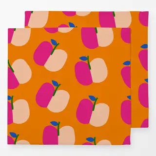 Servietten Apple Pattern Orange
